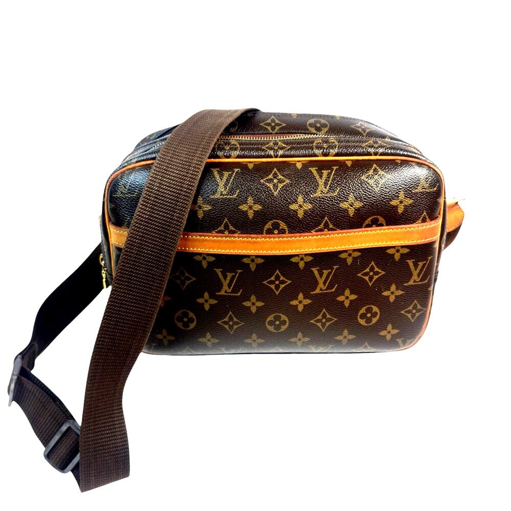 Louis Vuitton Monogram Reporter PM Crossbody Bag | Dust Bag Included